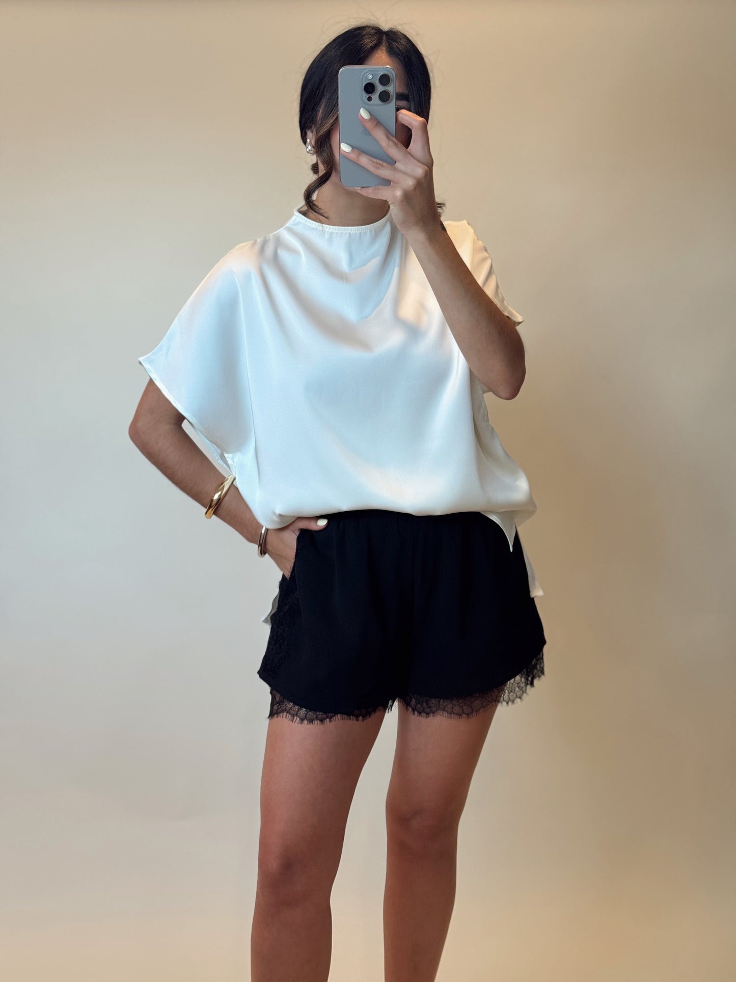 Clara Satin Top