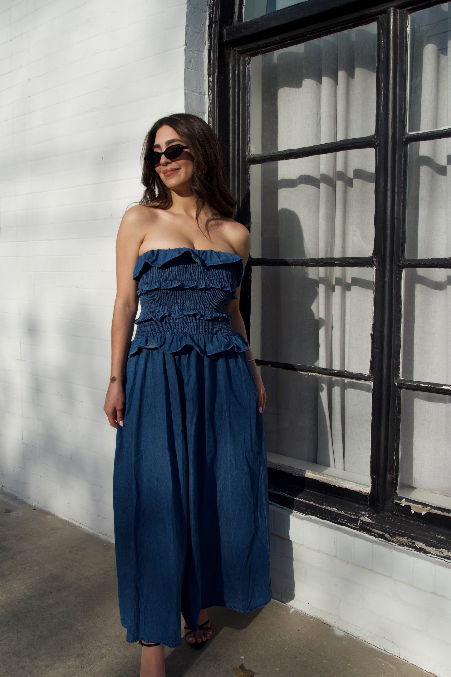 Denim Love Maxi Dress