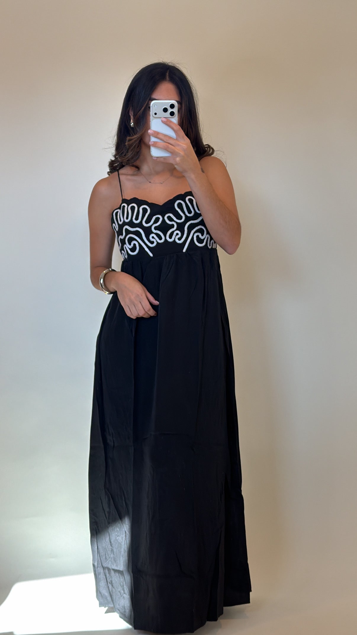 Embroidered Maxi Dress- FINAL SALE