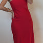 Lady in Red Maxi Dress-FINAL SALE