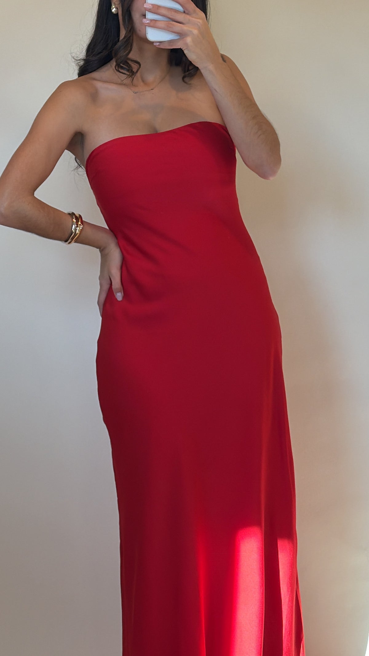 Lady in Red Maxi Dress-FINAL SALE