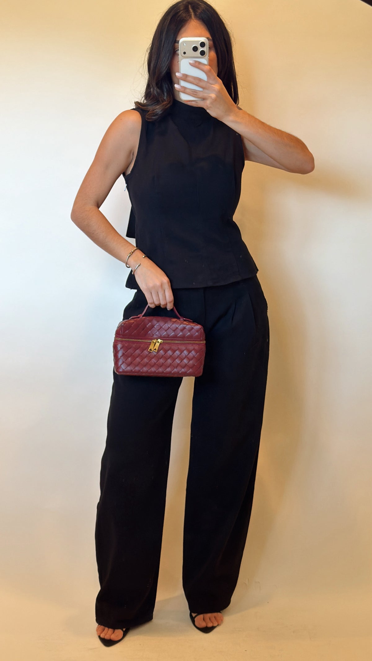 Low Rise Wide Leg Jeans