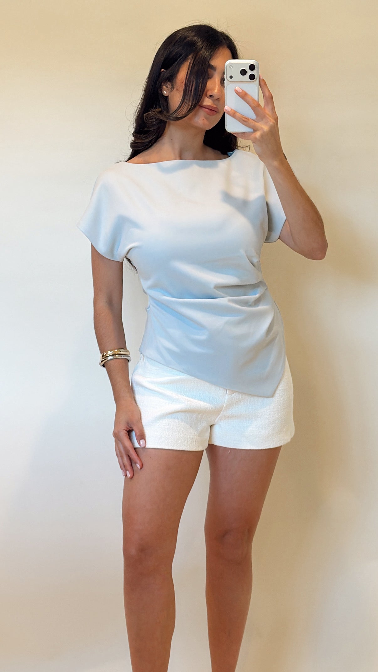 Icy Blue Blouse