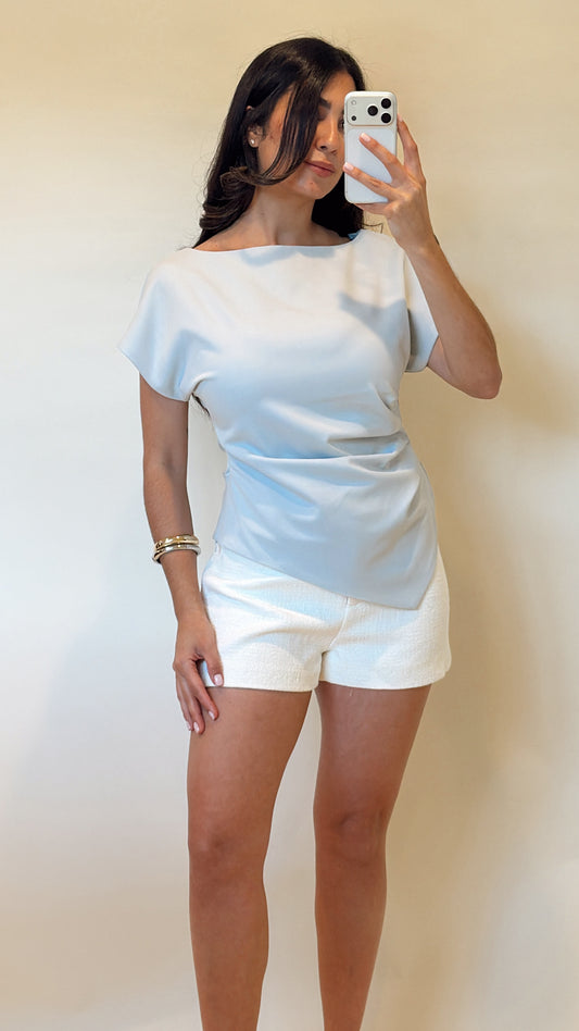 Icy Blue Blouse