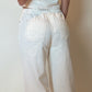 Drawstring Detail Denim Pants