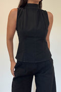Denim Halter Top
