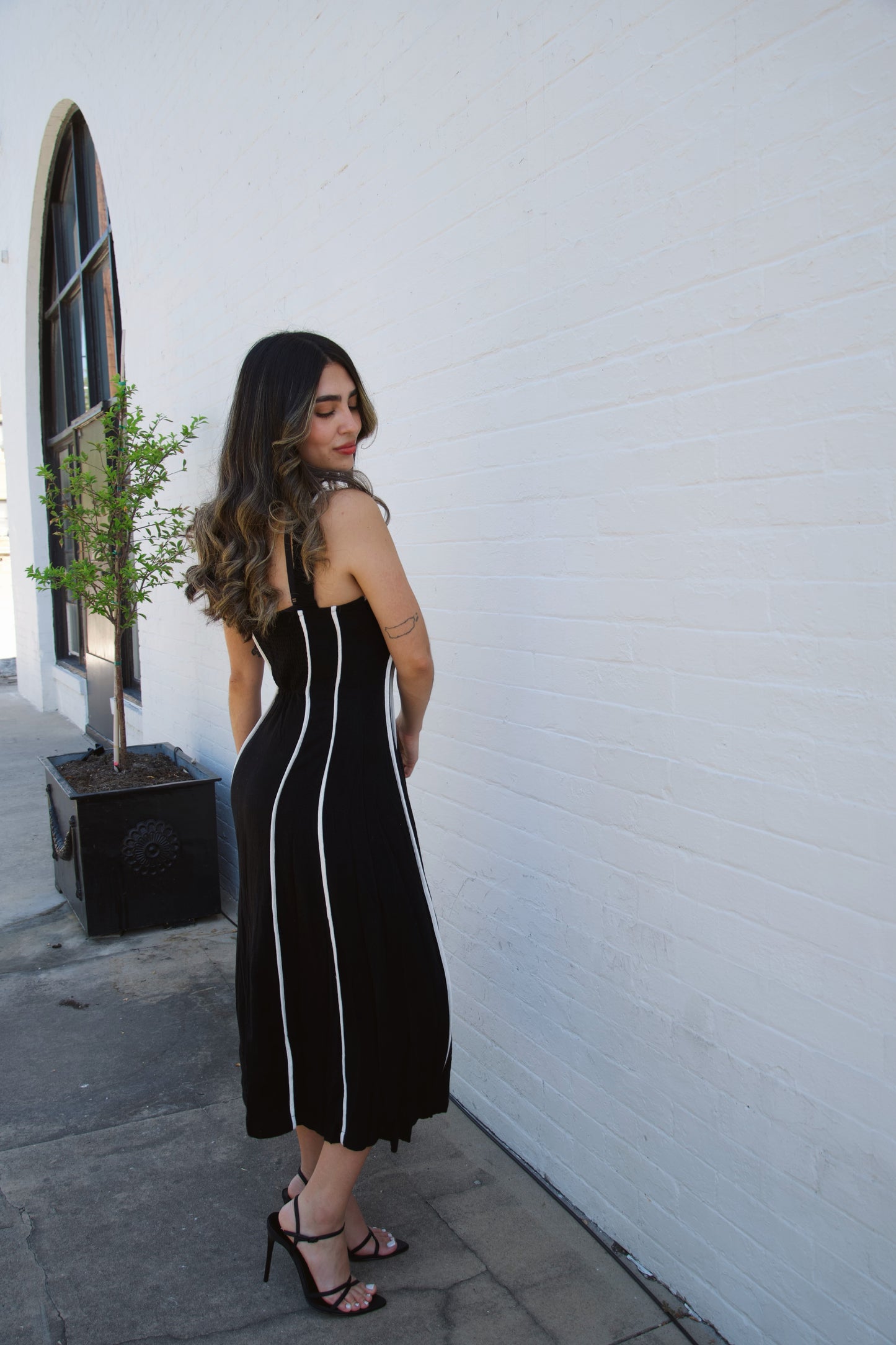 Falling For You Midi Dress