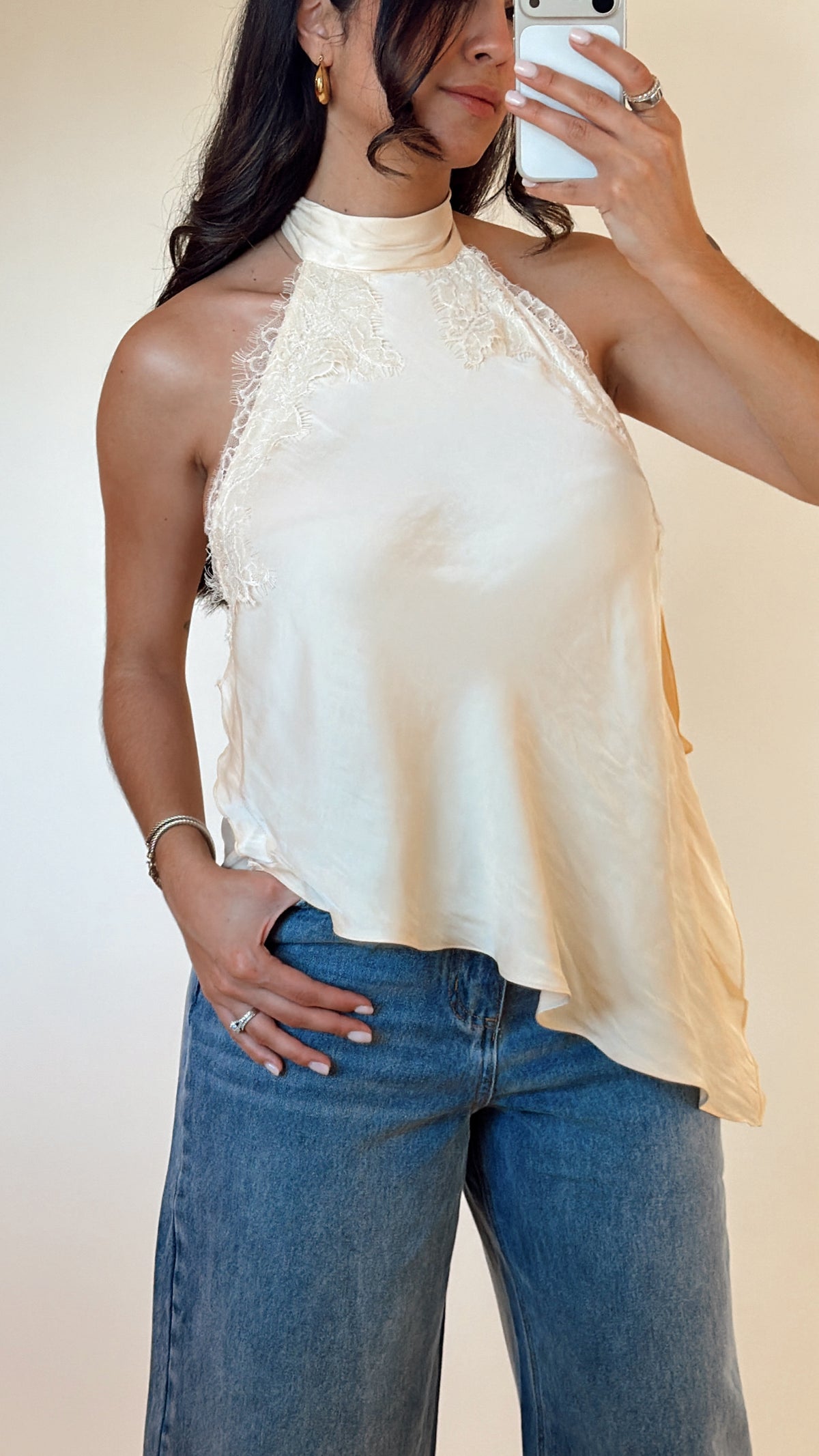 Juliette Lace Halter Top