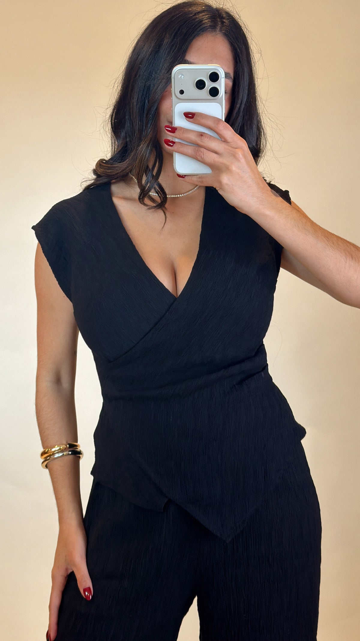 Textured Wrap Set Black