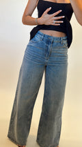 Washed Wide Leg Jean