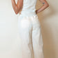 Drawstring Detail Denim Pants
