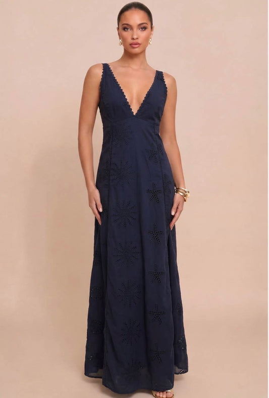 Navy Maxi Dress- PRE ORDER SHIPS 7/29