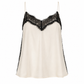 Lace Trim Silk Top
