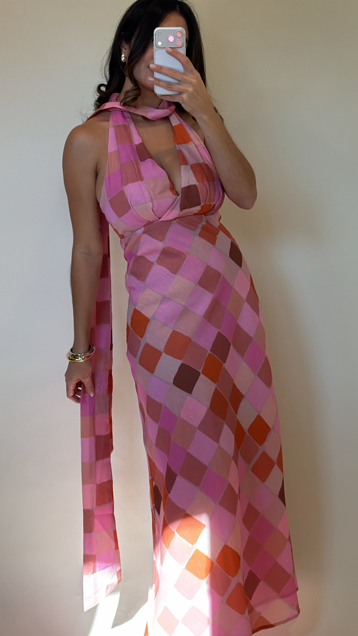Tangerine Maxi Dress-FINAL SALE