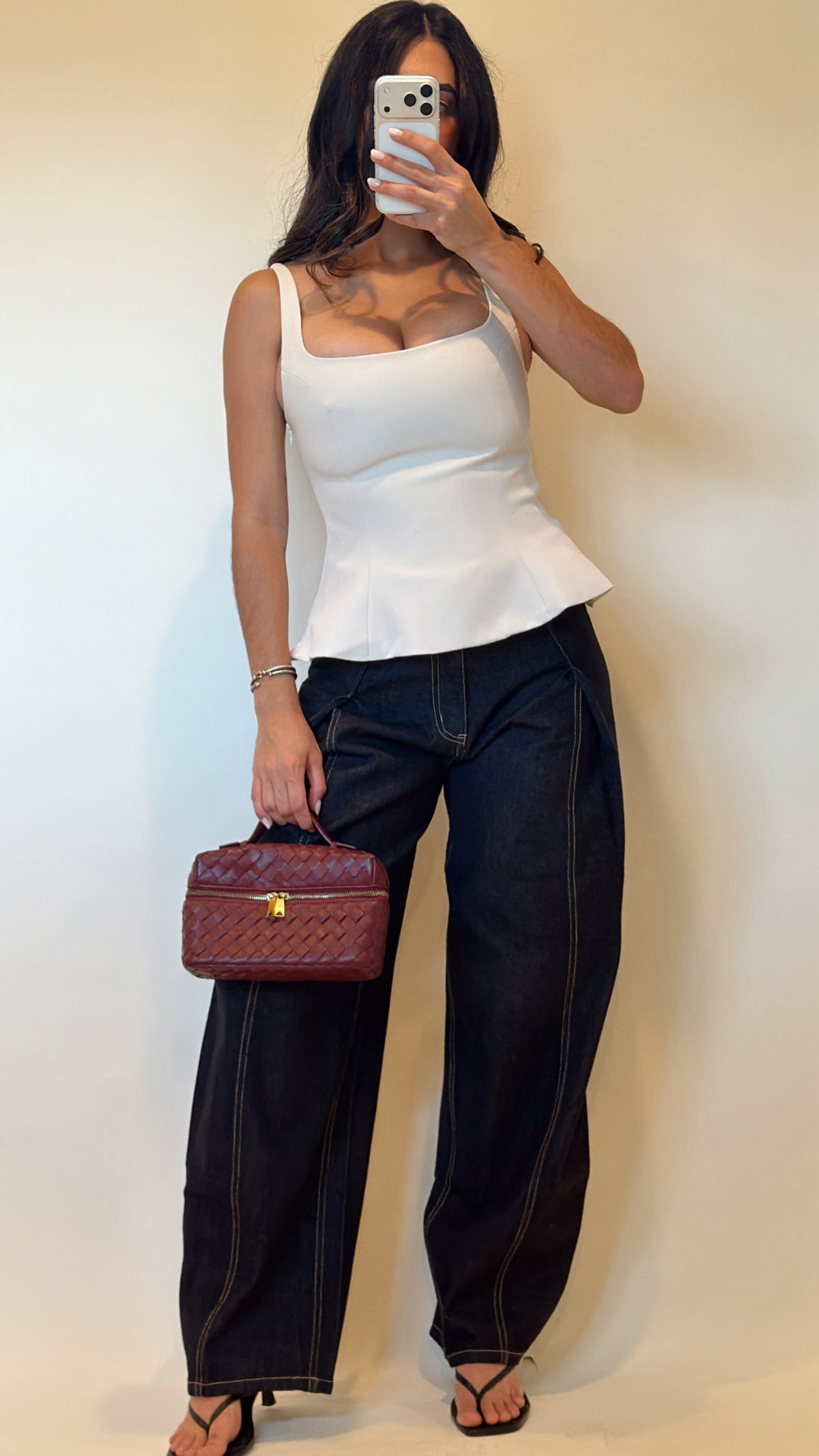 Eloide Peplum Top