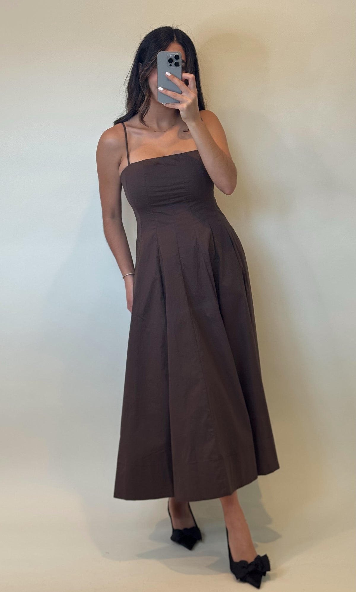 The Espresso A-Line Dress