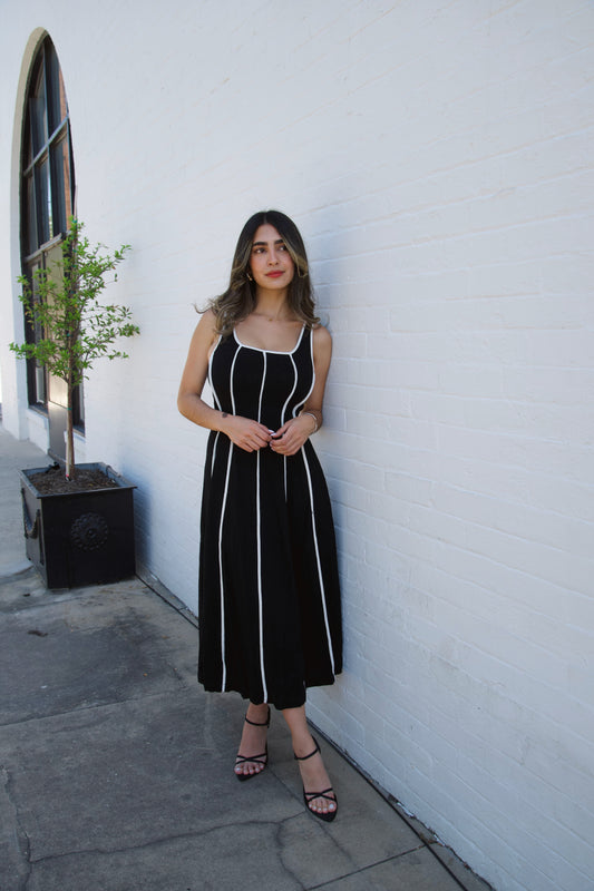Falling For You Midi Dress