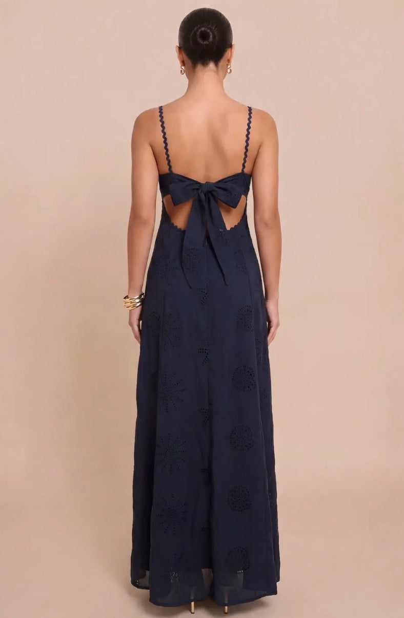 Navy Maxi Dress- PRE ORDER SHIPS 7/29