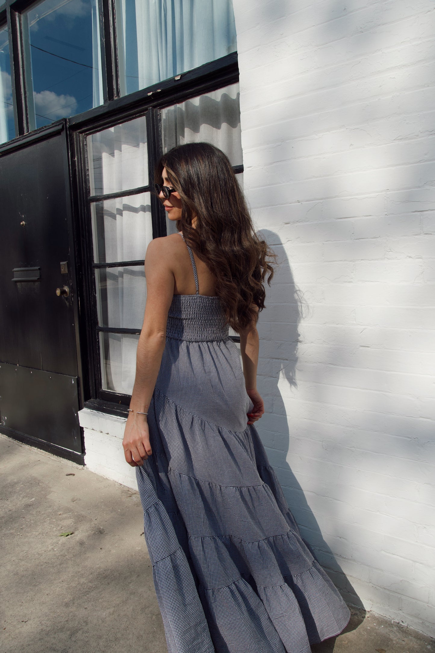 Gingham Love Maxi Dress