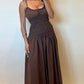 Elara Smocked Maxi Dress
