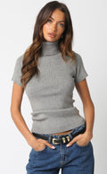 Evelyn Ribbed Top