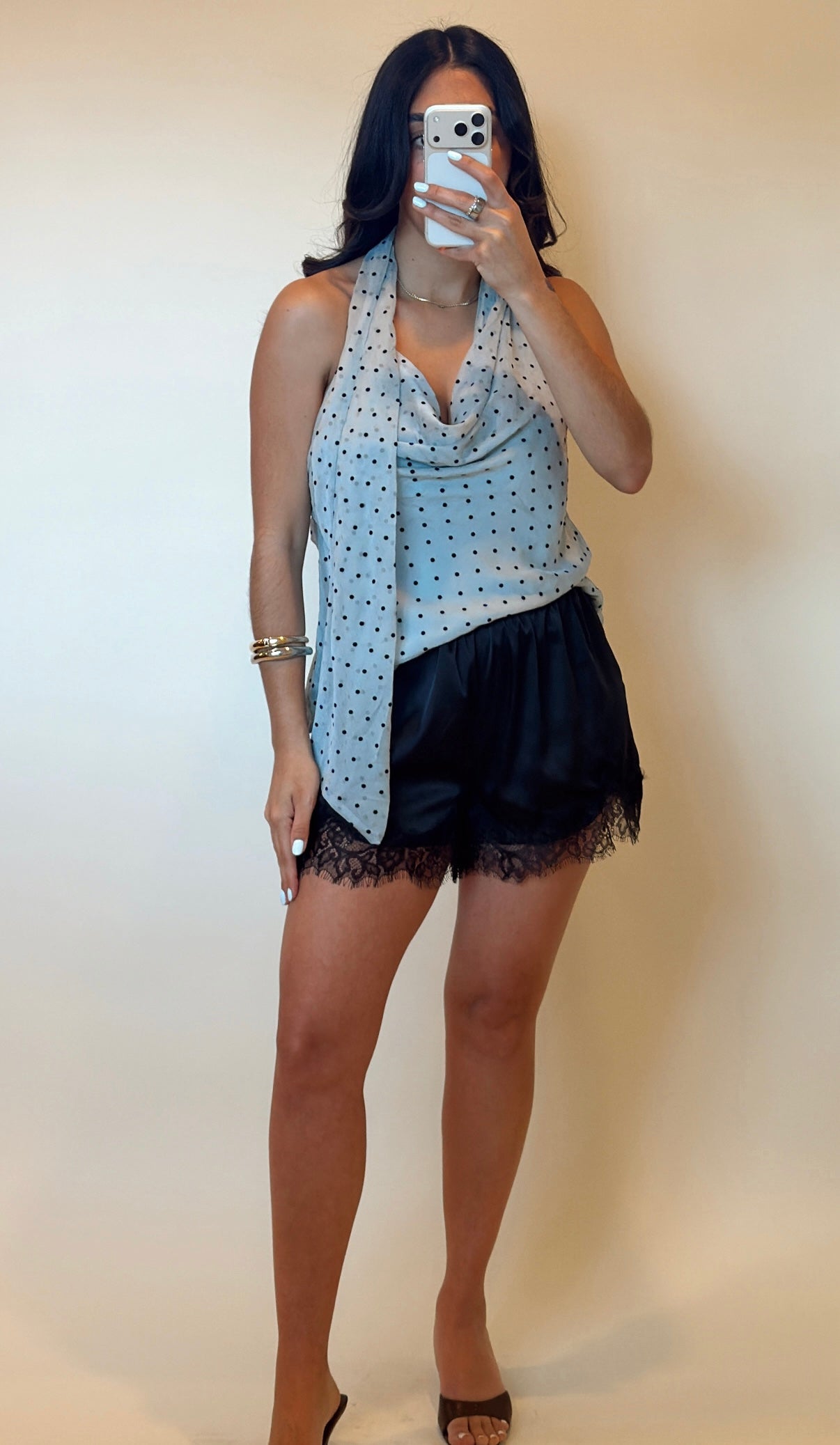 Chérie Polka Dot Top