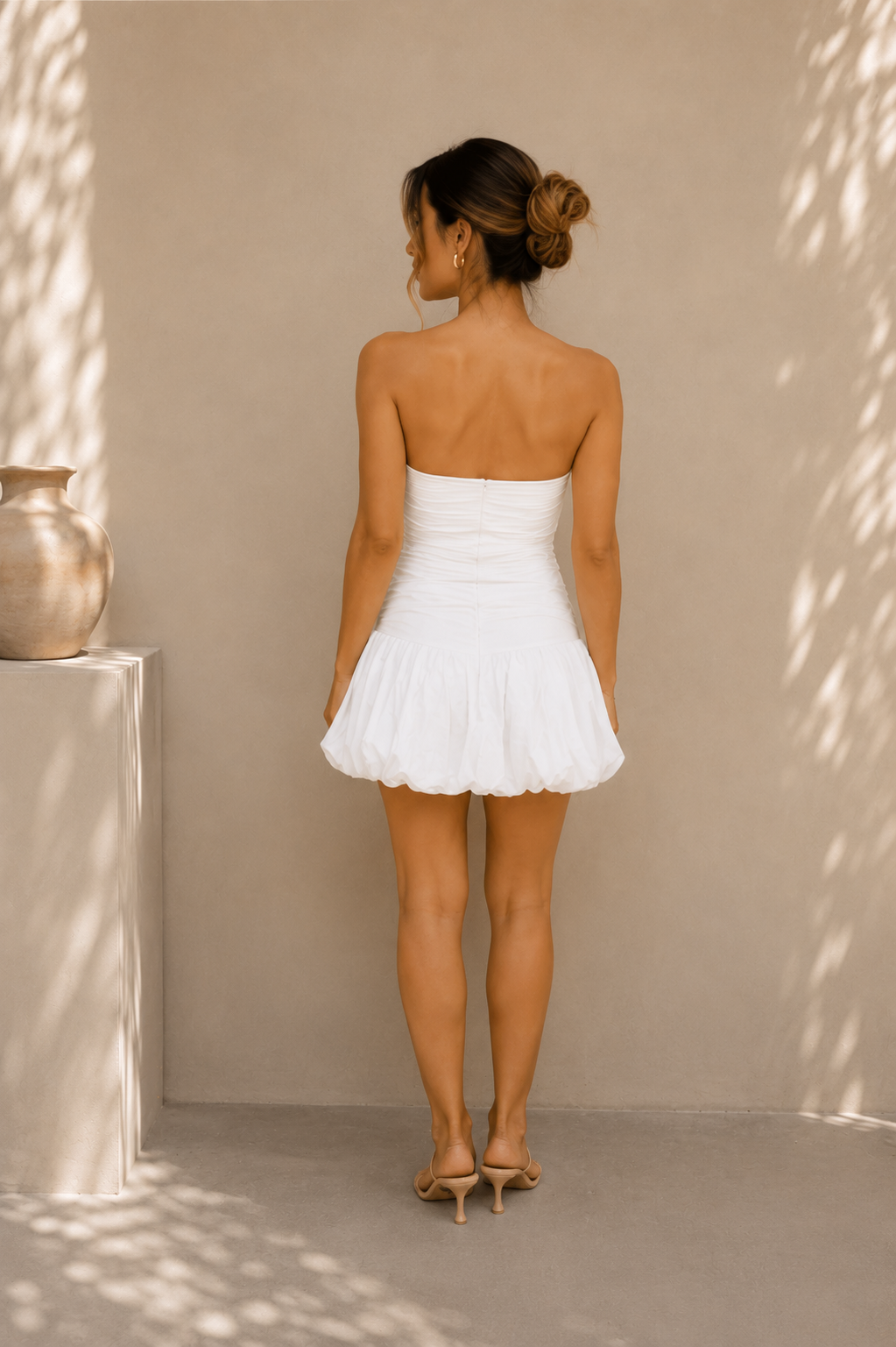 Blushing Bride Mini Dress