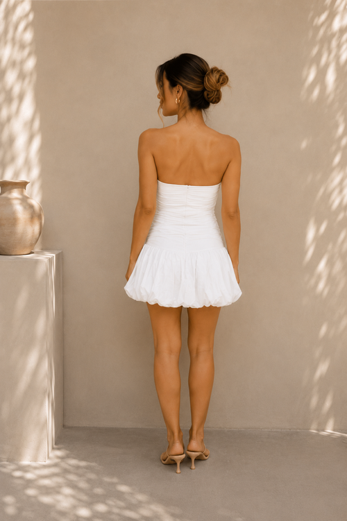 Blushing Bride Mini Dress