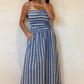 Camila Striped Maxi Dress