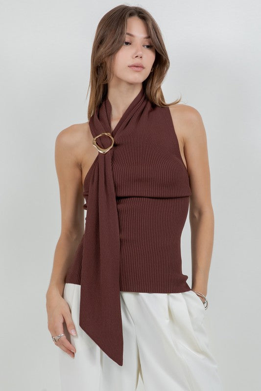 Aria One-Shoulder Top
