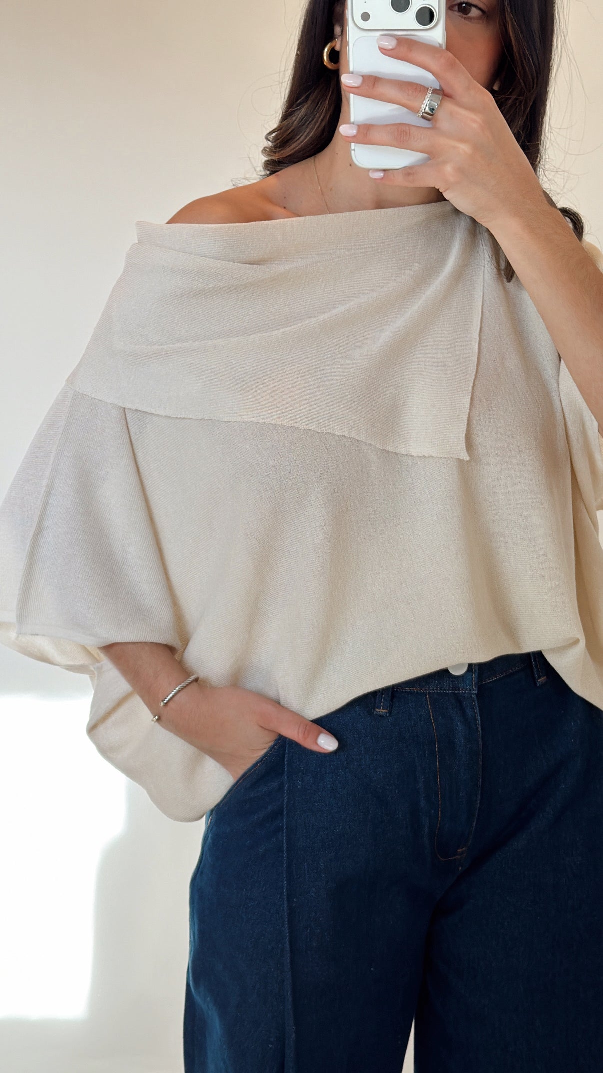 Soft Drape Asymmetric Top