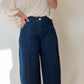 Modern Pleat Denim Pants