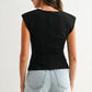 Bossy Black Vest