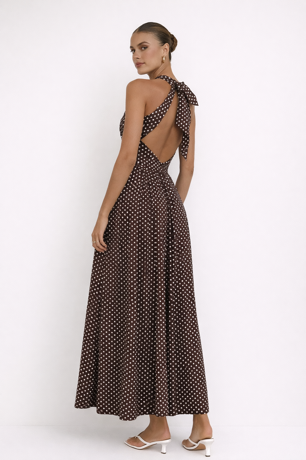 Polka Dots Maxi Dress