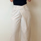 Sand Asymmetrical Wrap Pants