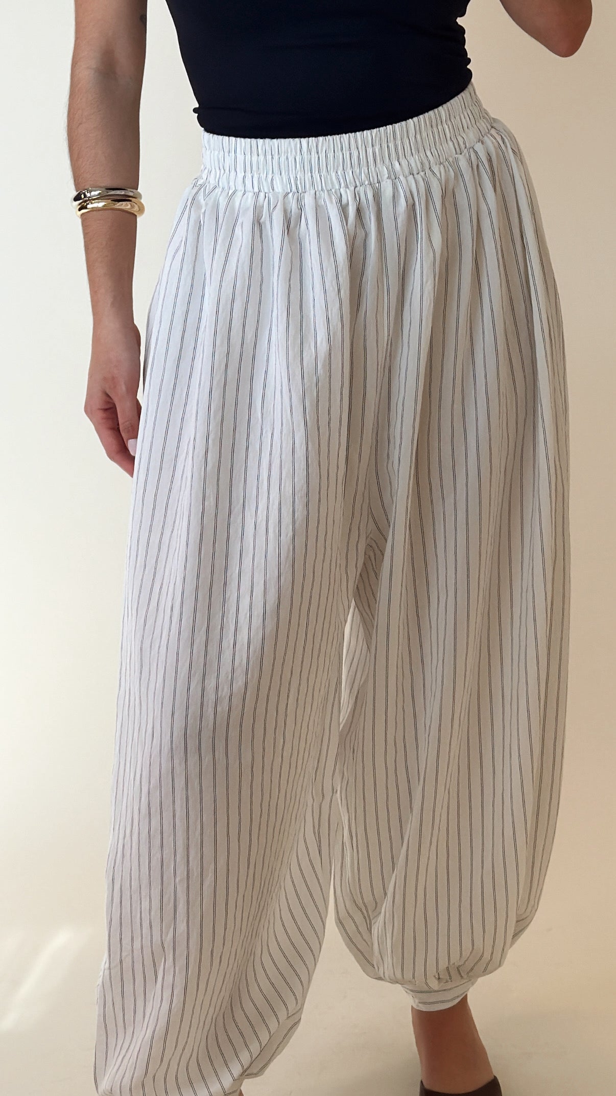 Relaxed Striped Pants