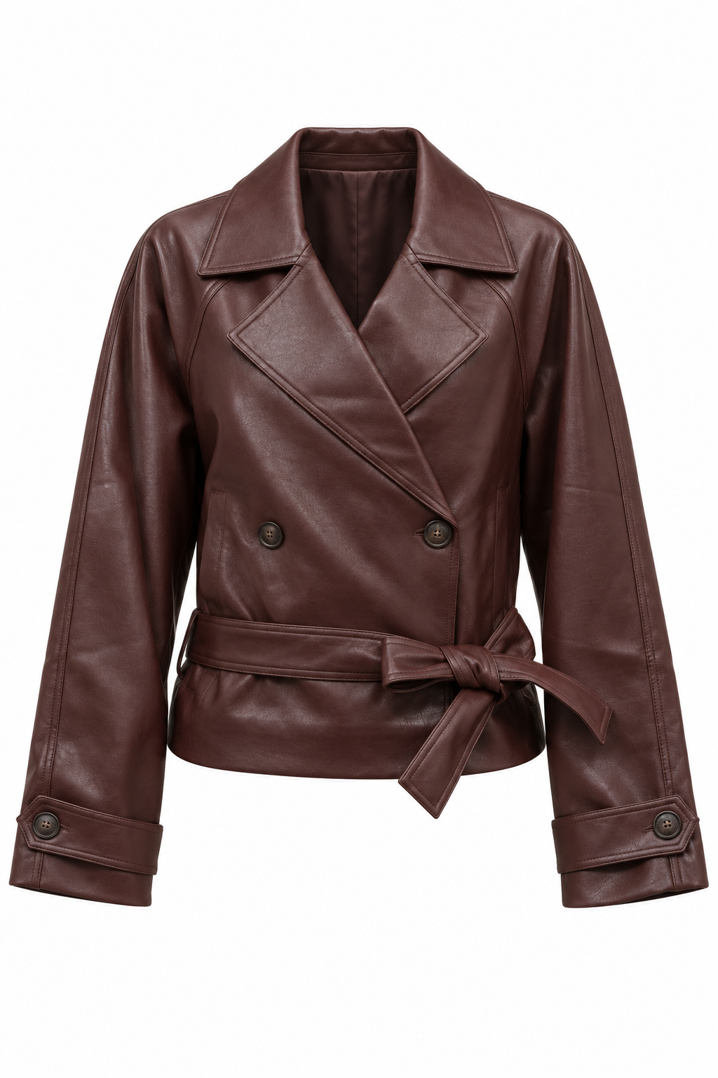 Oxwood Leather Belted Trench- PRE ORDER ships Nov 2