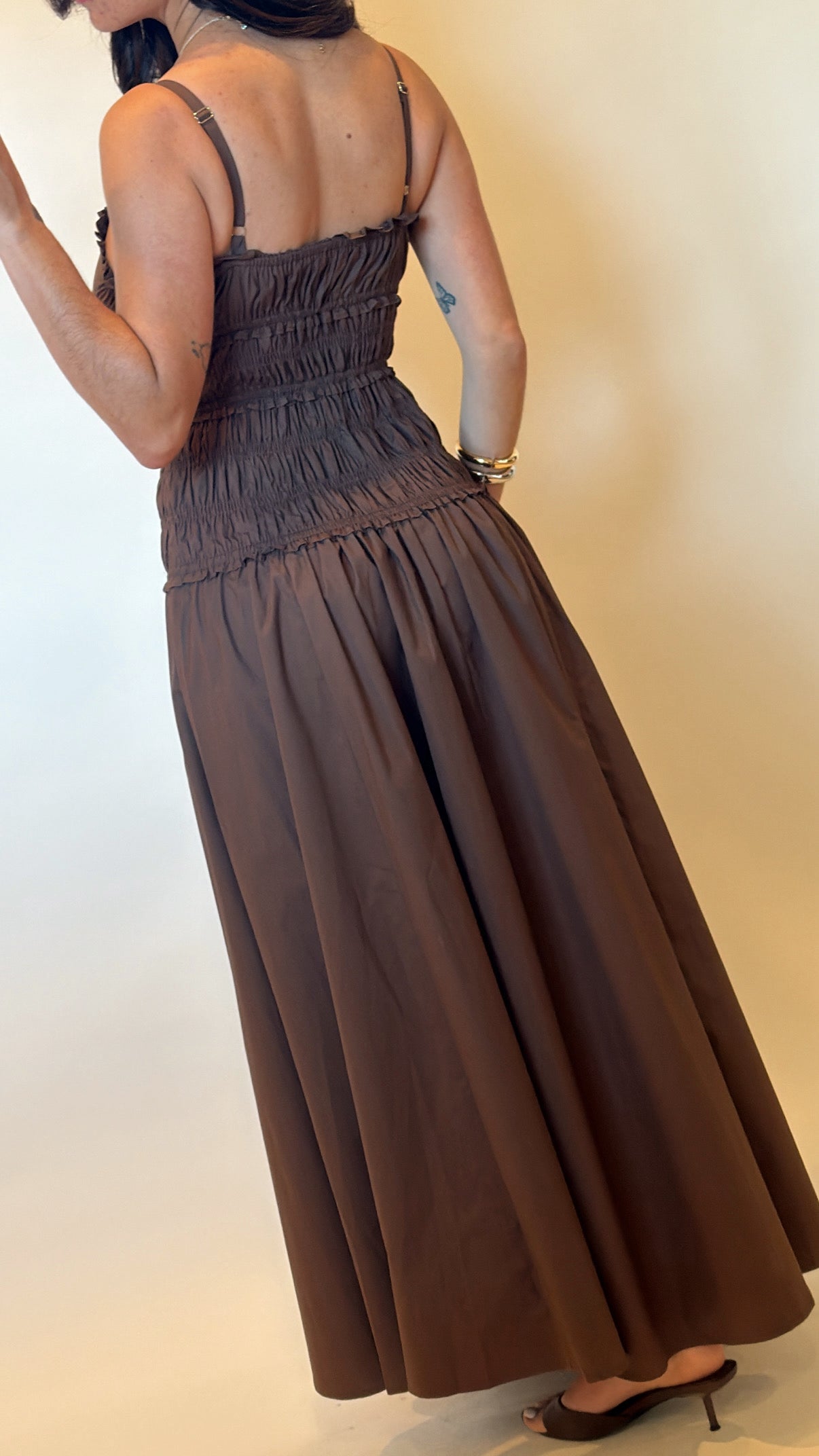 Elara Smocked Maxi Dress