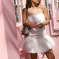 Blushing Bride Mini Dress