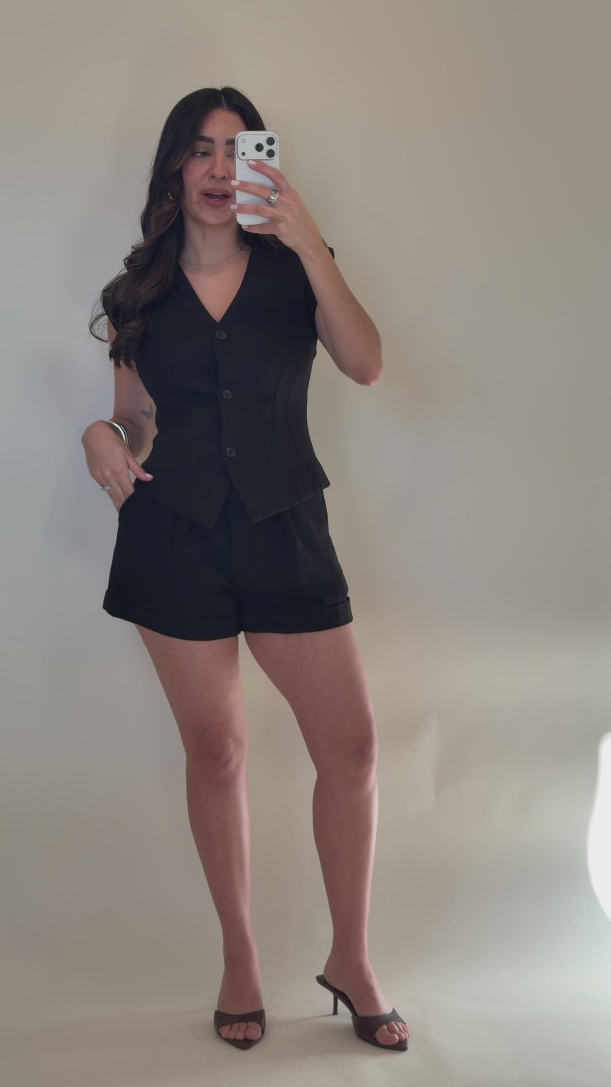 Bossy Black Vest