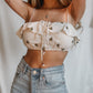 Flower Field Cropped Top