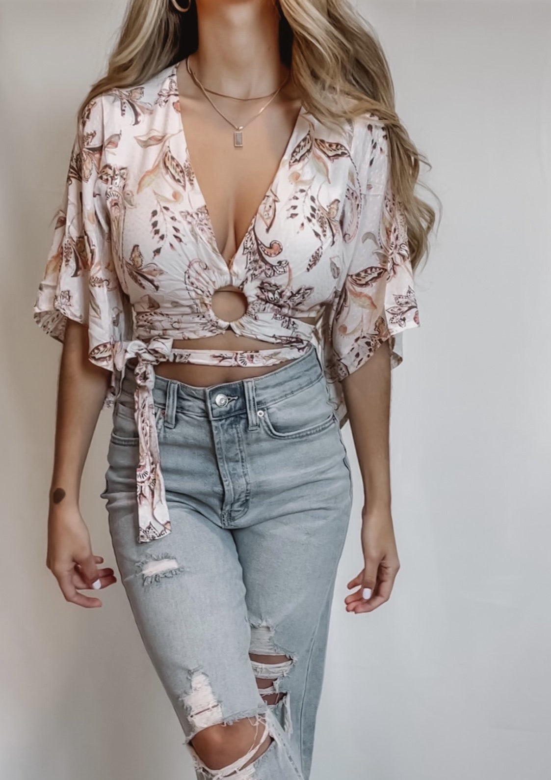 Isabella Ring Crop Top